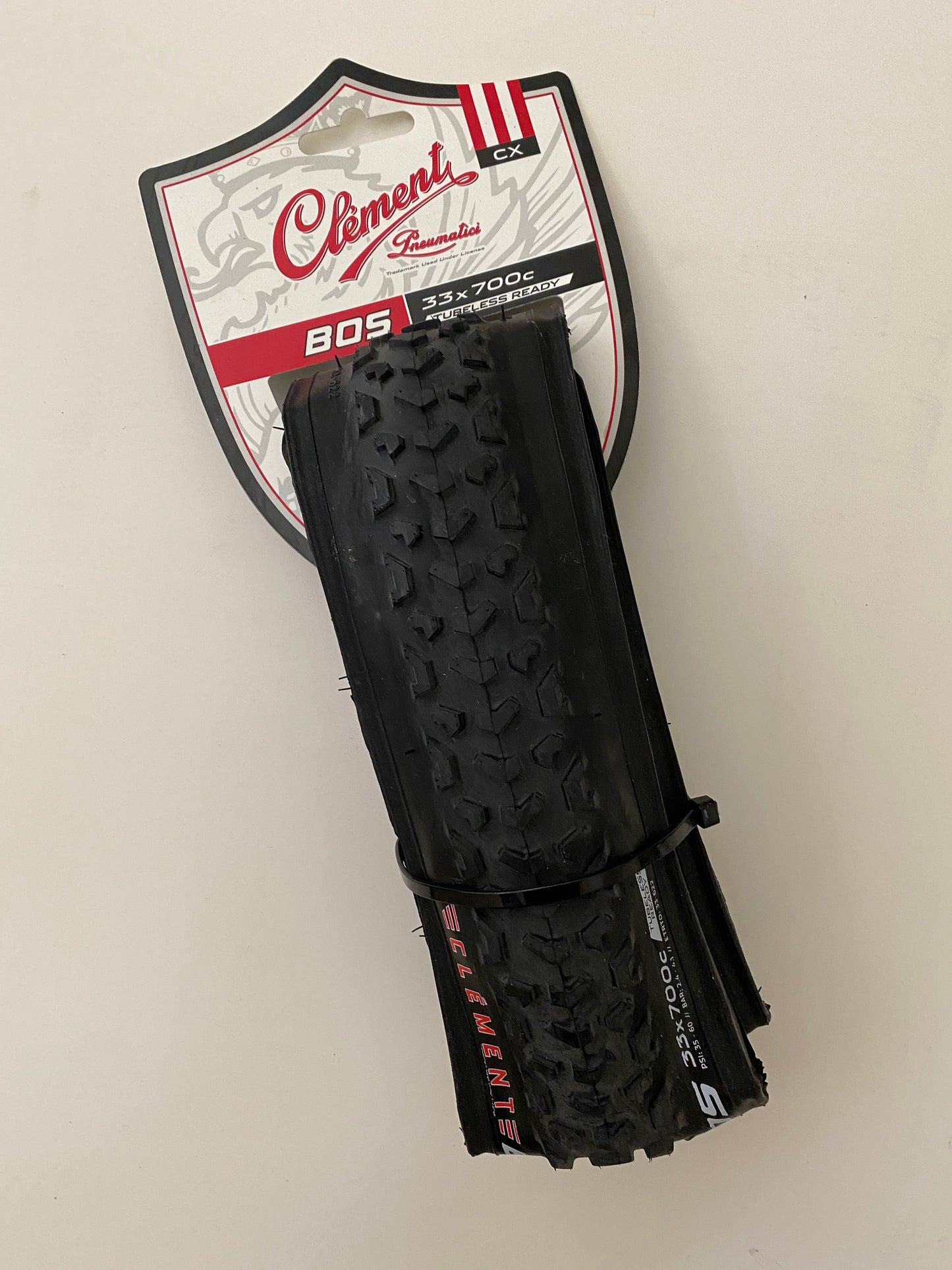 Clement BOS Tubeless-Ready Cyclocross Tire 700x33