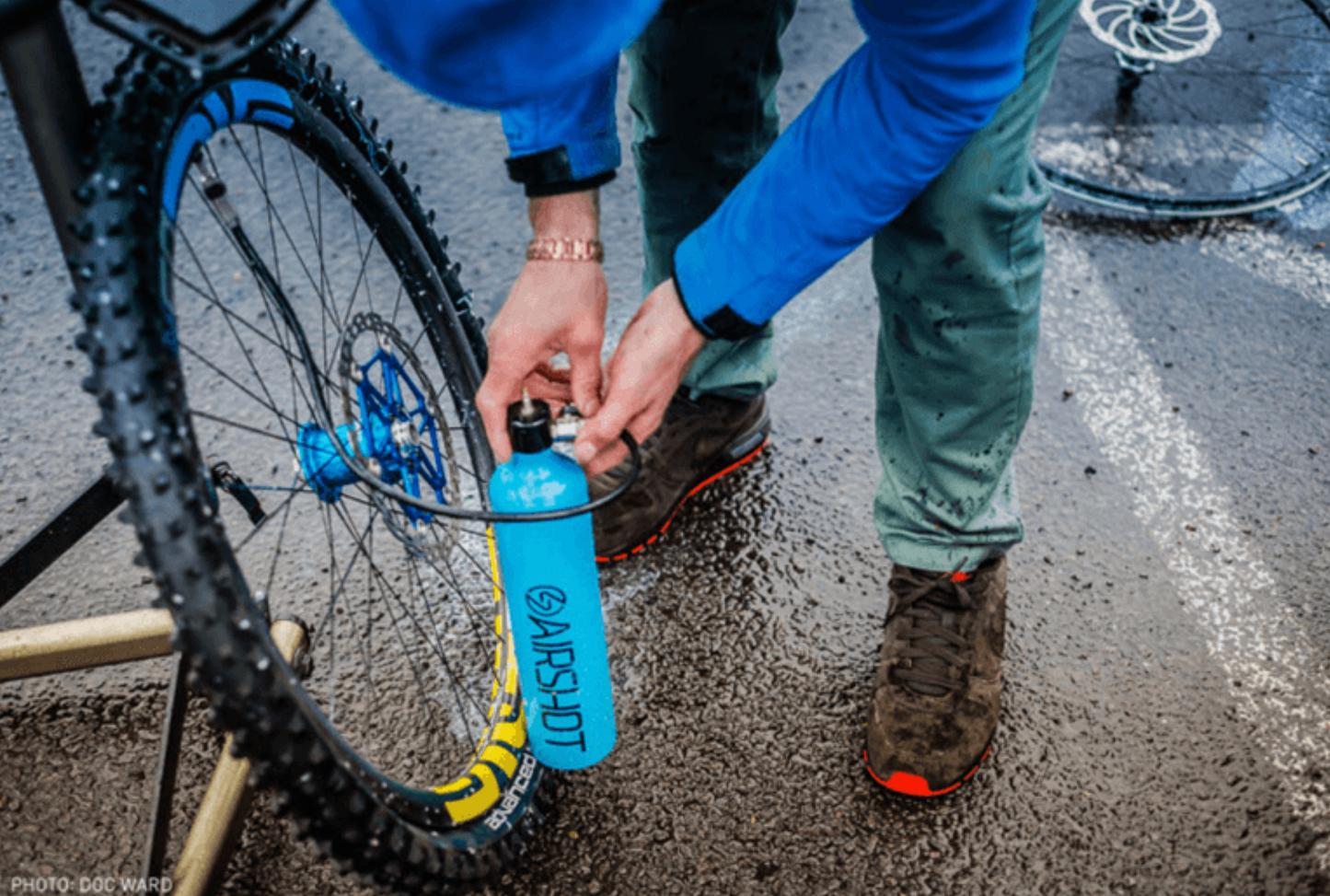 Airshot Tubeless Bicycle Tire Inflator