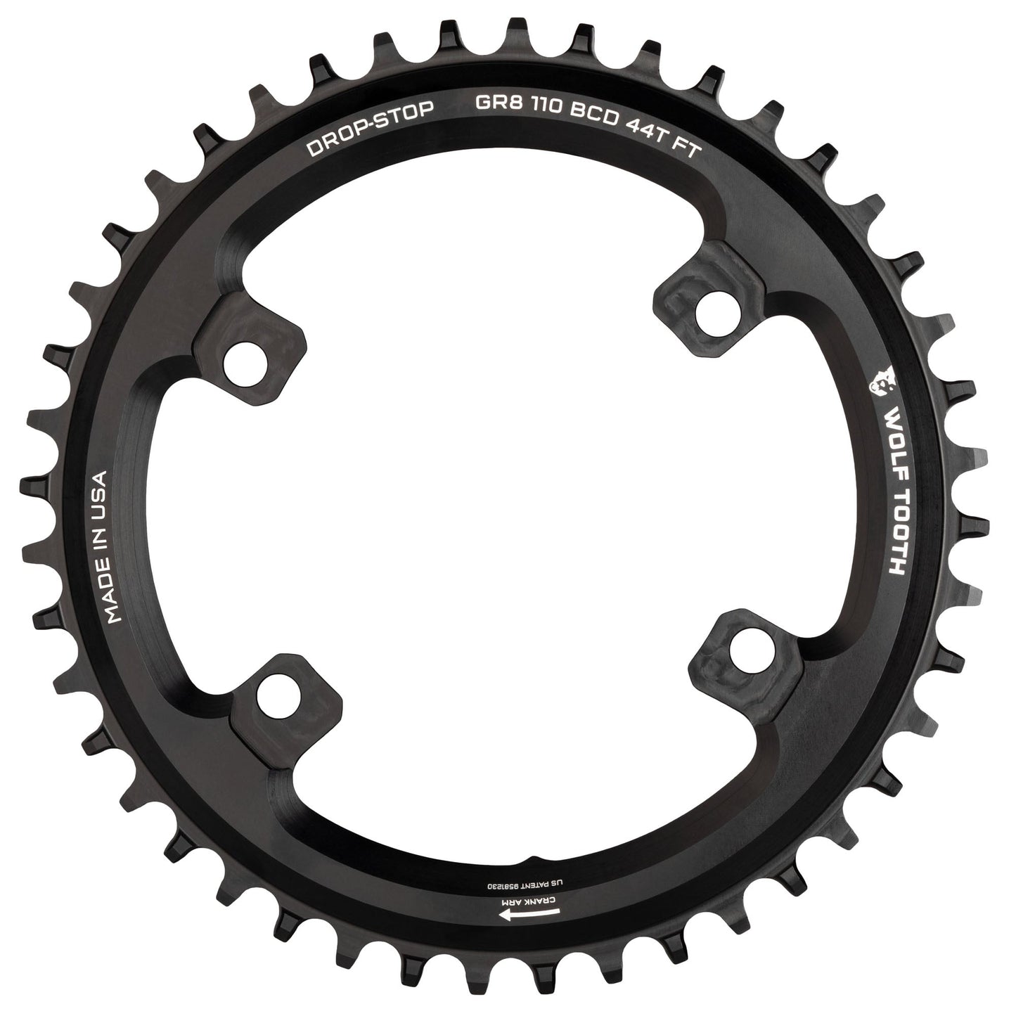 Wolf Tooth Round 1x Chainring for Shimano GRX Cranksets