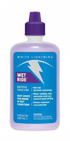 White Lightning Wet Ride 4oz Chain Lube - RideCX cyclocross store