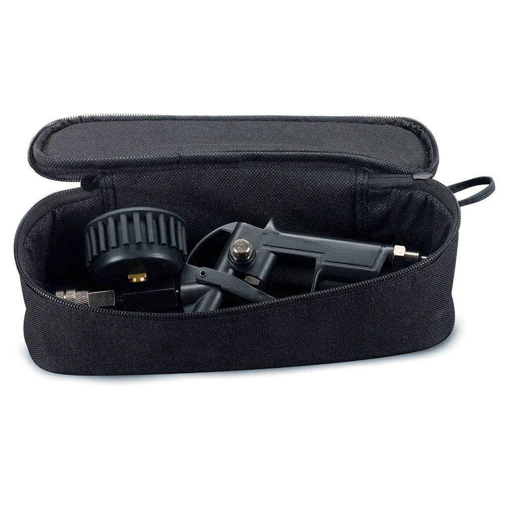 VIAIR TLC Inflator inside carry bag