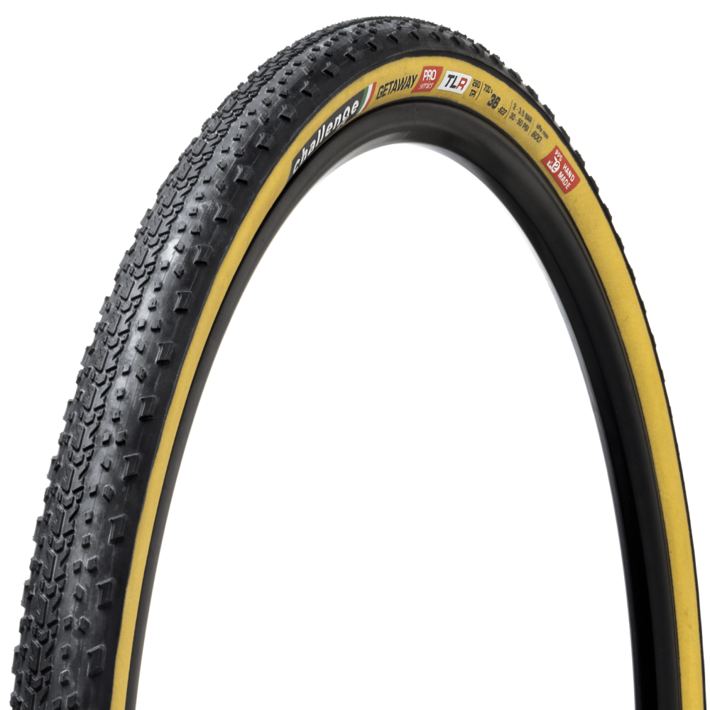 Challenge Getaway Pro HTLR handmade tubeless-ready gravel tire