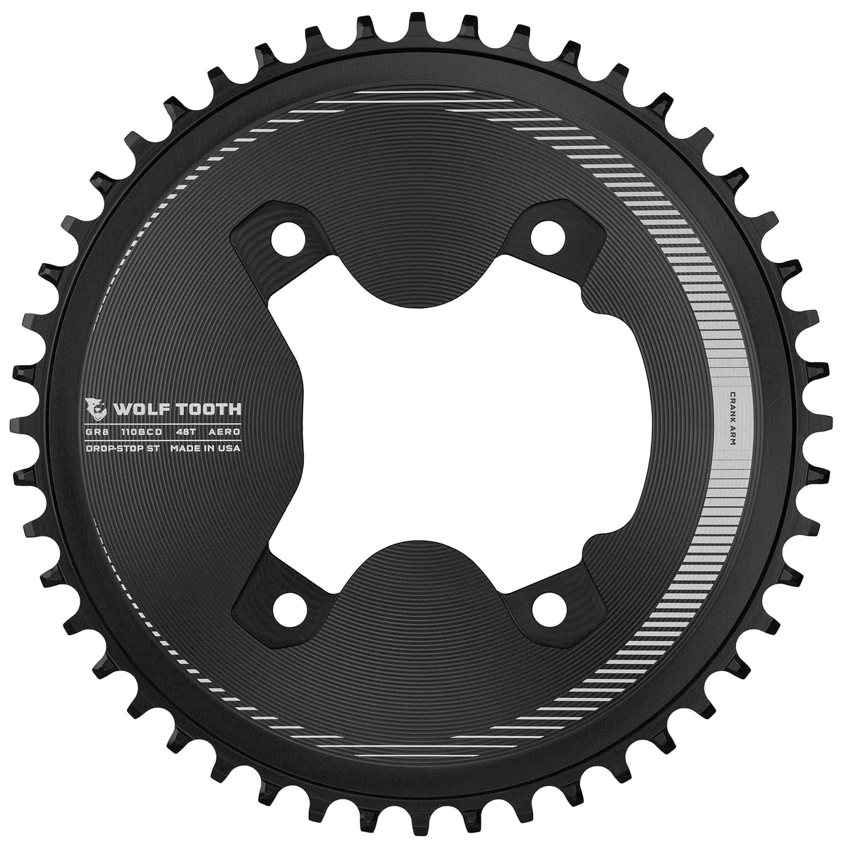 Wolf Tooth Components Aero Chainring for Shimano GRX 12-Speed