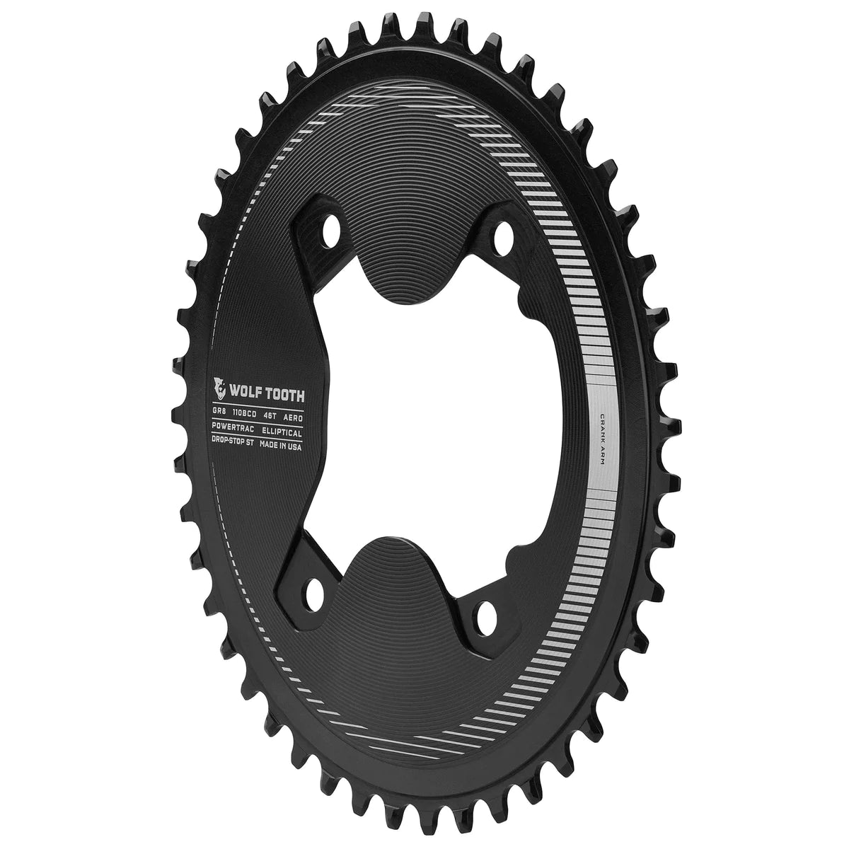 Wolf Tooth Components Aero Chainring for Shimano GRX 12-Speed