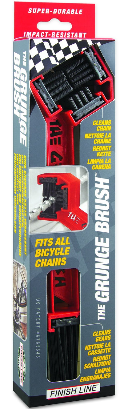 Finish line top grunge brush