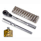 Prestacycle T-Handle Ratchet Wallet Tool Kit - RideCX cyclocross store