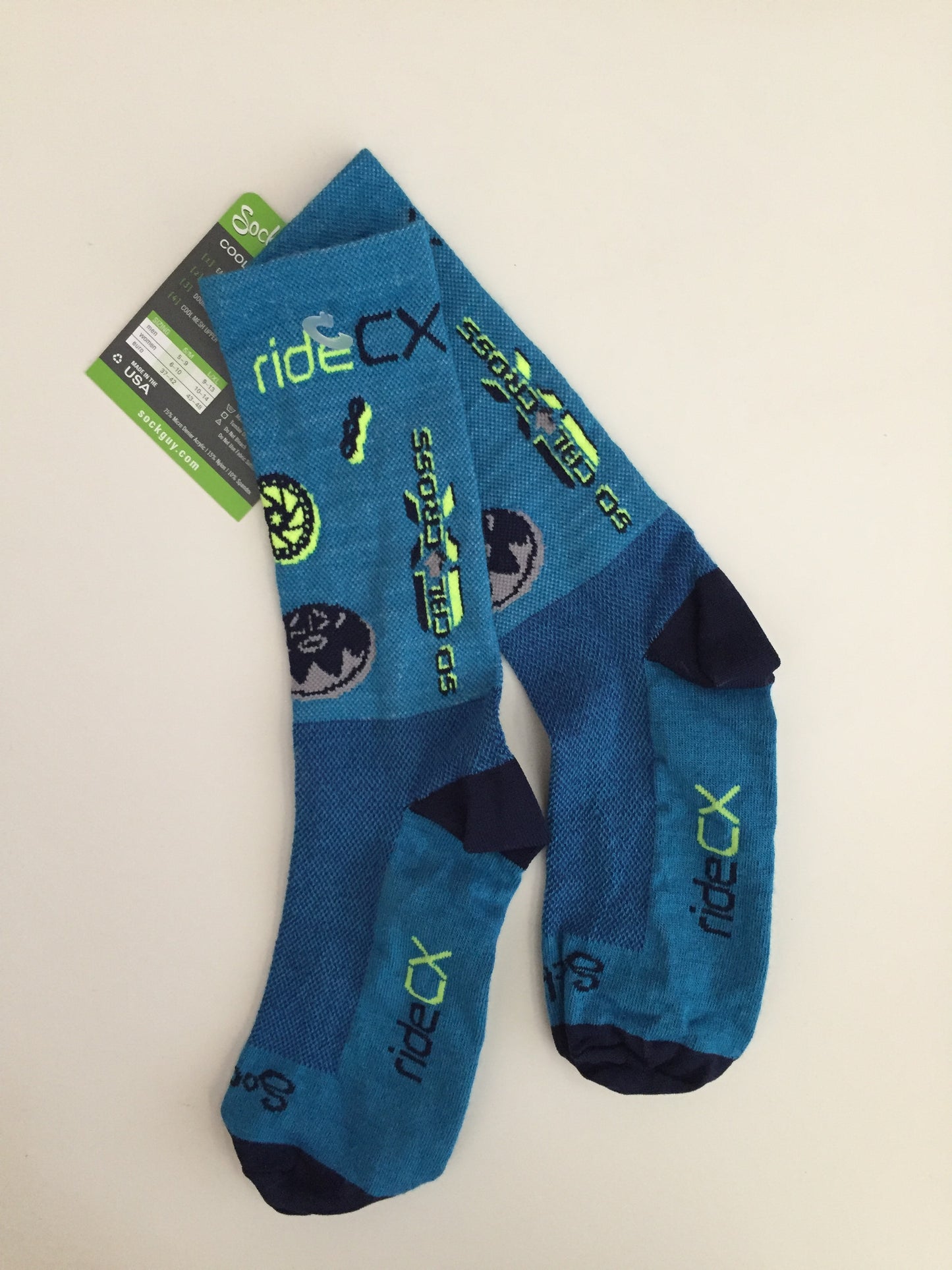 RideCX Cool Comfort Socks by Sock Guy - RideCX cyclocross store