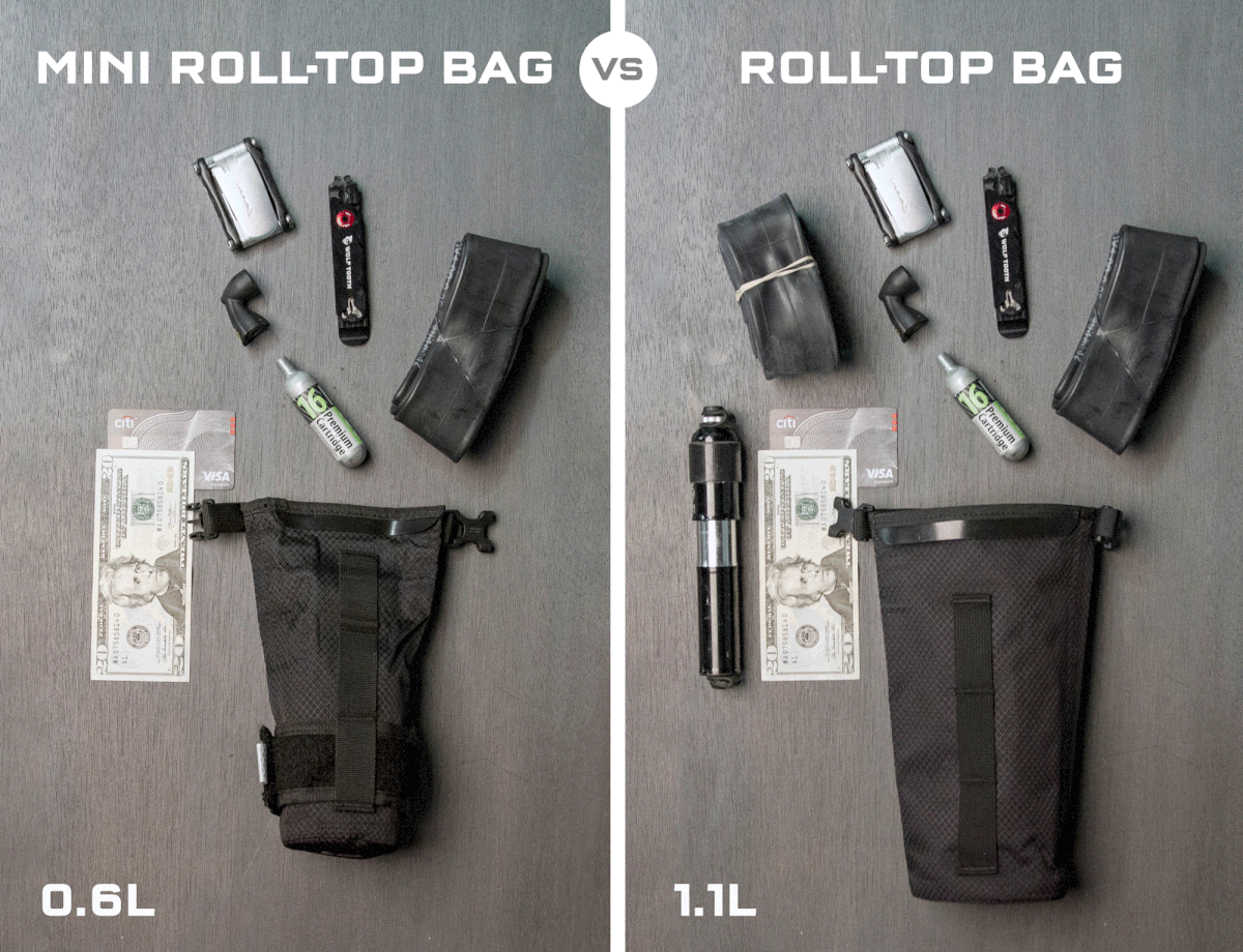 Wolf Tooth Components B-RAD Roll-Top Bag and Strap - RideCX cyclocross store