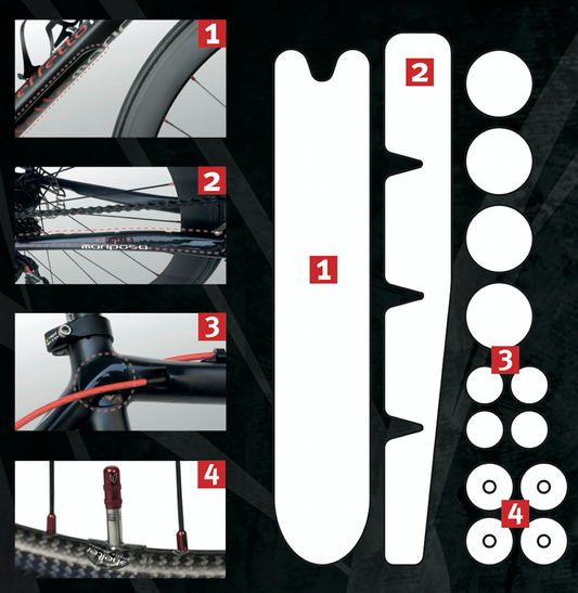 Shelter Road Frame Protection Kit by Effetto Mariposa - RideCX cyclocross store