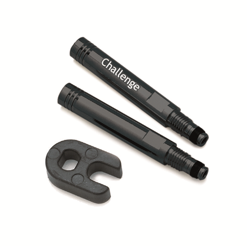 Challenge Black Alloy Presta Valve Extender Set - RideCX cyclocross store