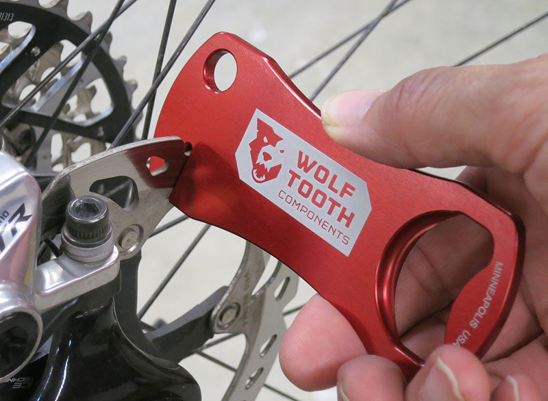 Wolf Tooth Components Bottle Opener with Rotor Truing Slot Tool - RideCX cyclocross store