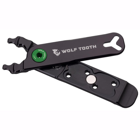 Wolf Tooth Components Pack Pliers, Black/Green - RideCX cyclocross store