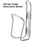 Wolf Tooth Components Morse Cage Stainless Steel Water Bottle Cage - RideCX cyclocross store
