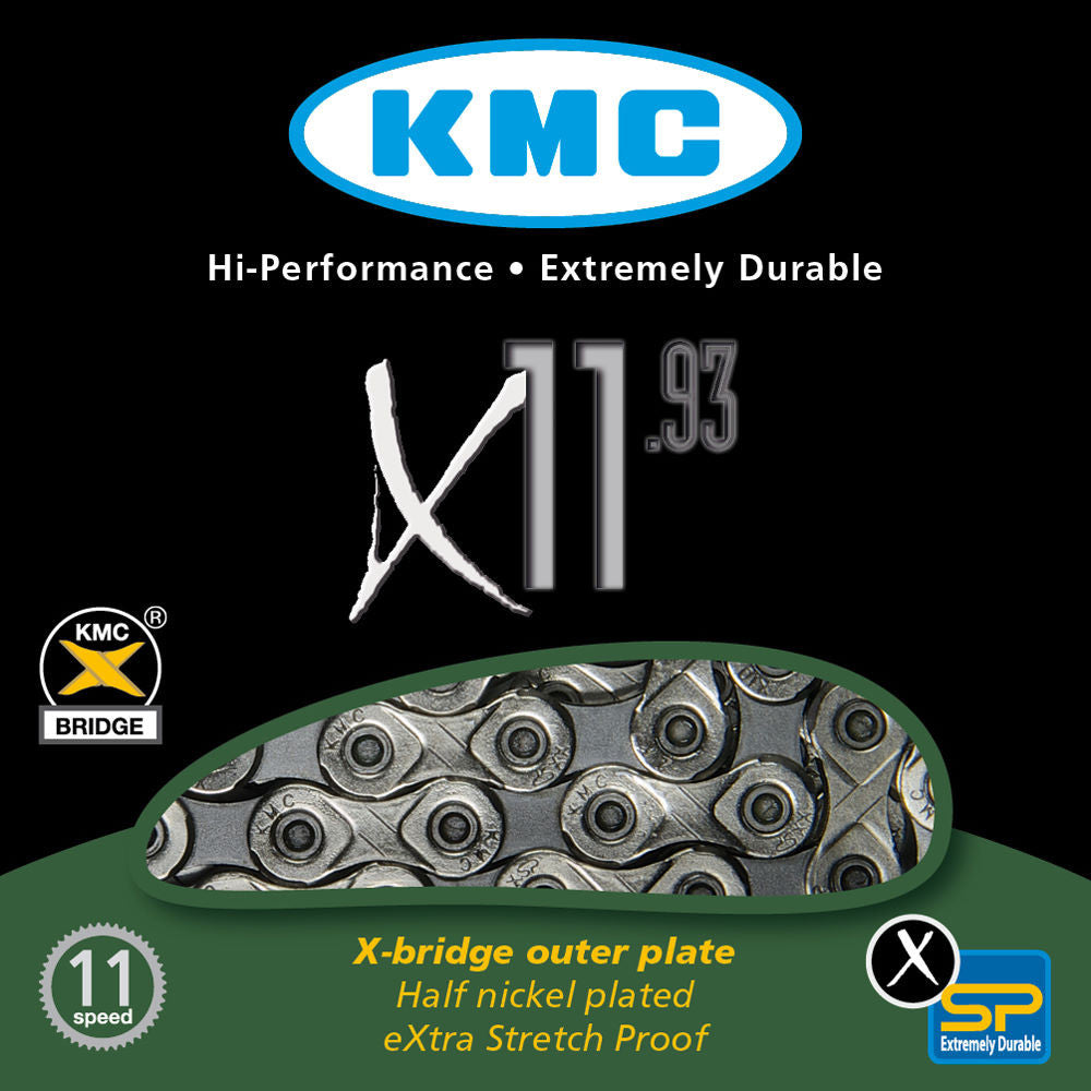 KMC X11.93 Chain - RideCX cyclocross store