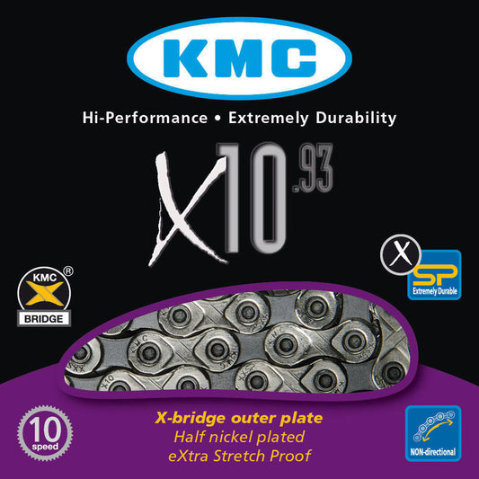 KMC X10.93 Chain - RideCX cyclocross store